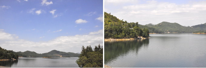 山美水库风景优美,是南安一道亮丽的风景线