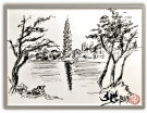 远 眺(钢笔素描)-----------张高贤(香港)初22组【绘画作品】