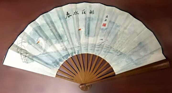 春水泛鹅------------------黄周玉(南安)高中83届【绘画作品】