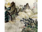 万丈红泉落 迢迢半紫氛-----黄周玉(南安)高中83届【绘画作品】