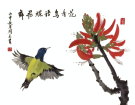 刺桐花香(三幅)------------黄周玉(南安)高中83届【绘画作品】