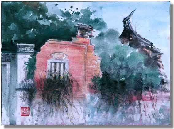 水彩画《岁月》----------陈小阔（南安）初81届【绘画作品】