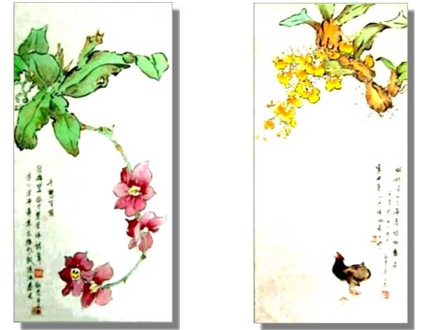 马来西亚胡姬花(1(2-李越秀(马来西亚)初32组【绘画作品】