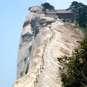 (原创)壮丽的华山: - liangshange - 一线天