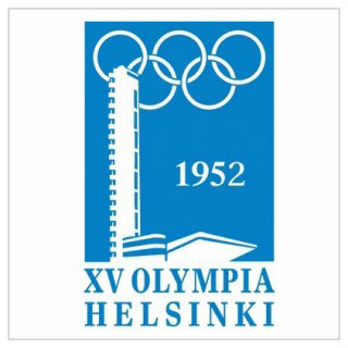 1956年第16届墨尔本奥运会会徽            1952年第15届赫尔辛基奥运